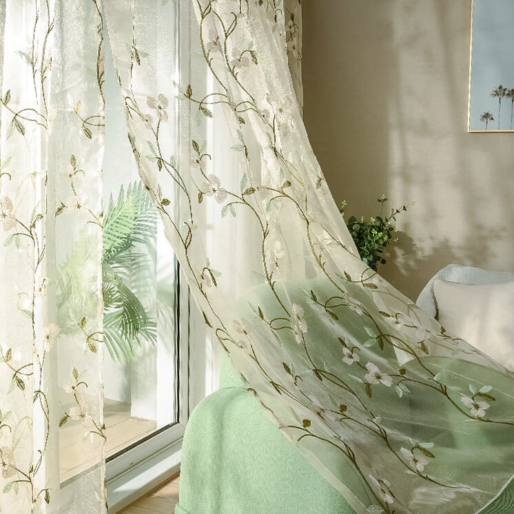 Leaf Pastoral Polyester Woven Fabric Wholesale Supplier 4